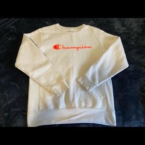 Orange Champion Sweatshirt